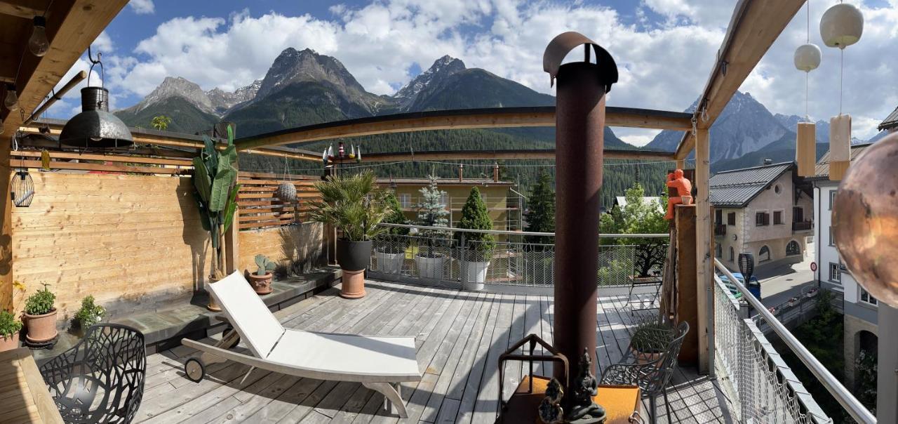 Hotel Traube Scuol Exterior photo