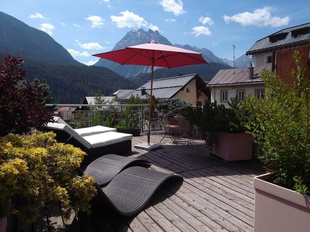 Hotel Traube Scuol Exterior photo